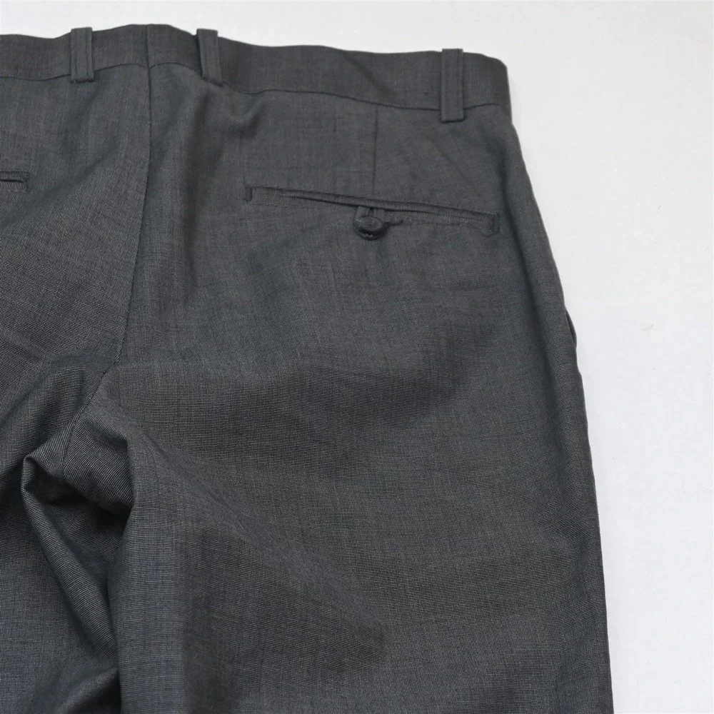 H&M 36R 30x32 Gray Stretch Regular Fit Mens Jacket Pants Suit